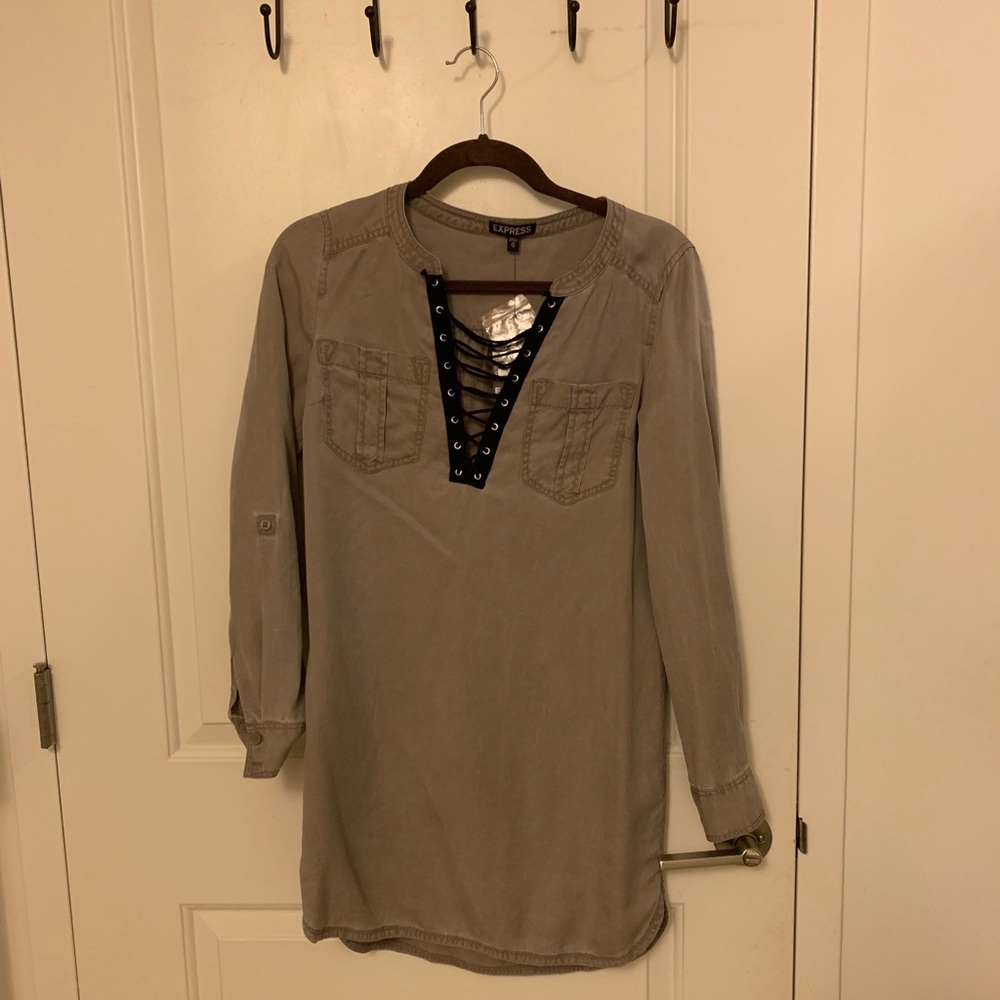 Express shirt dress